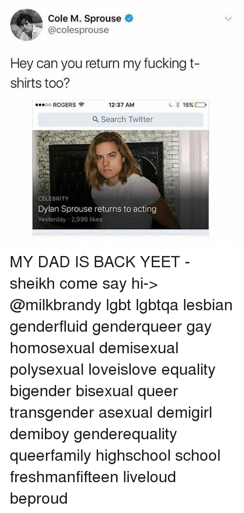 Is dylan sprouse bisexual or gay