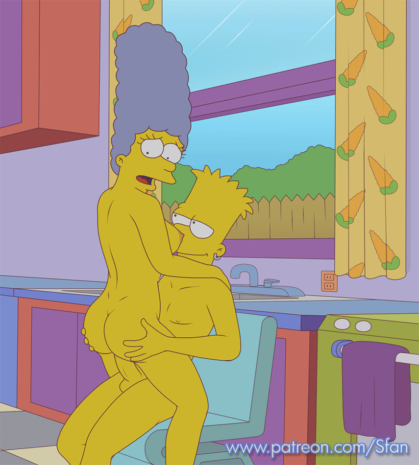 Marge and bart simpson hentai
