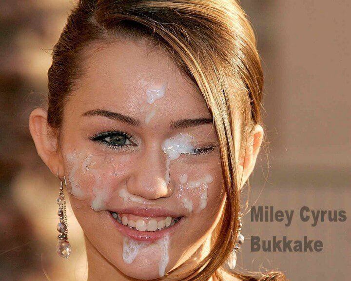 Miley cyrus nude cumshot fakes