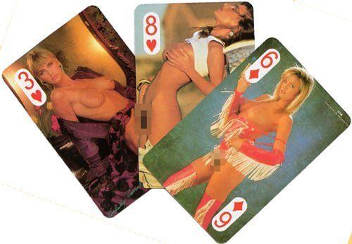 Playing cards of naked girls