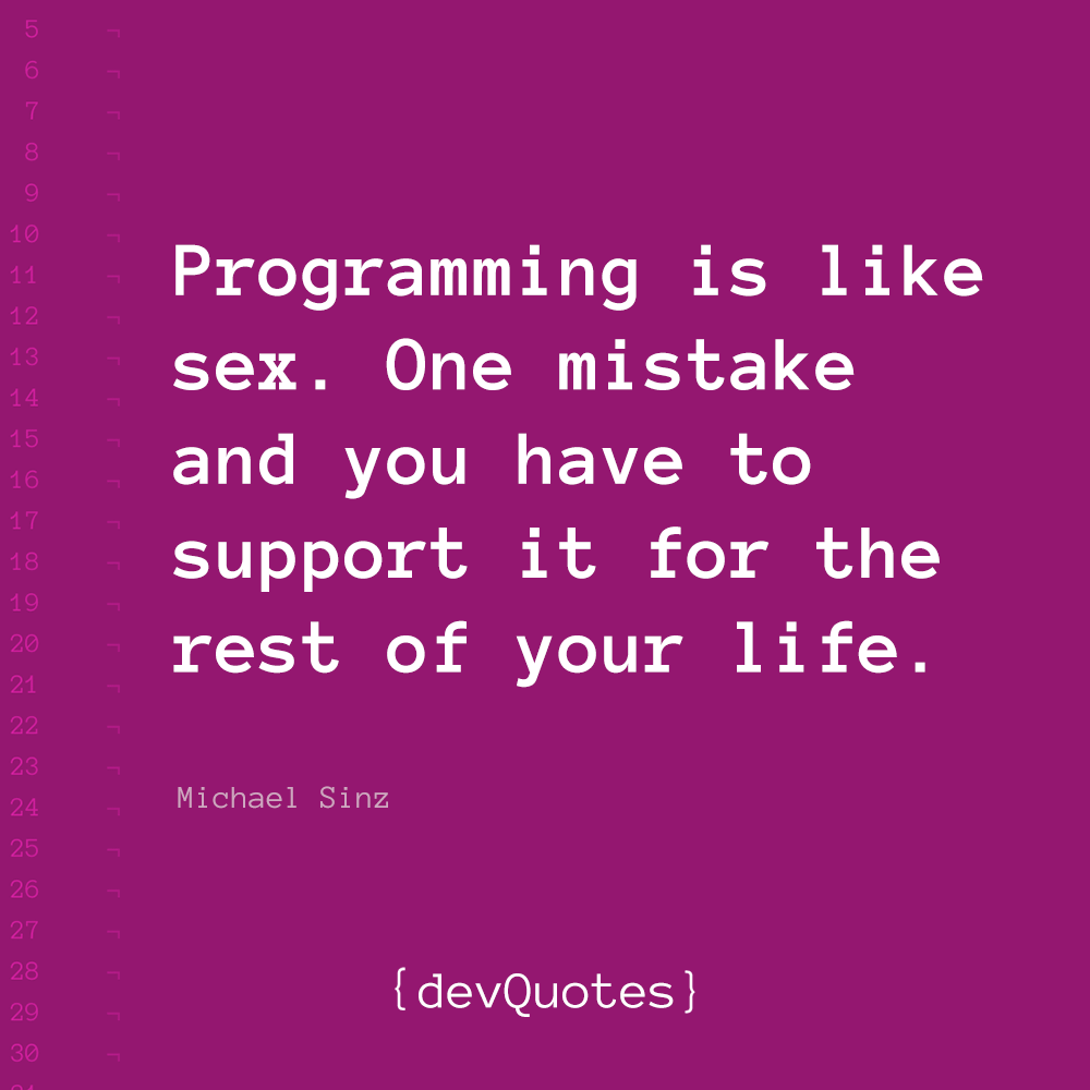 best of Sex Programming is like