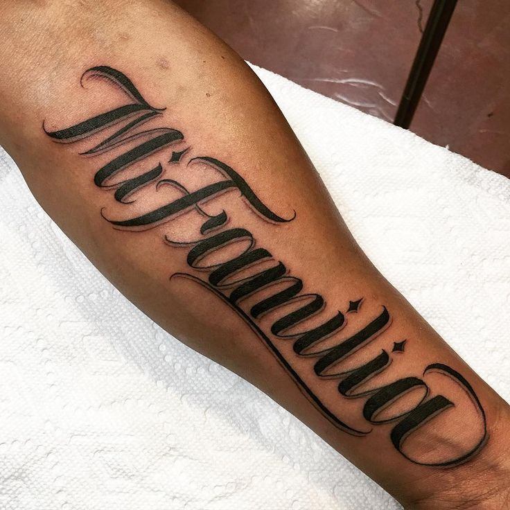 Bad M. F. reccomend Salute mi familia tattoo