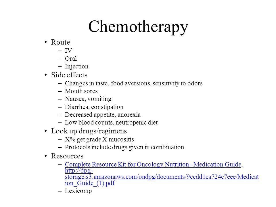 best of Oral of Side chemotherapy effects