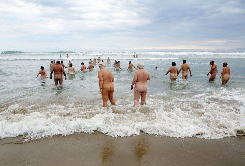 South african woman nude beach  photo photo