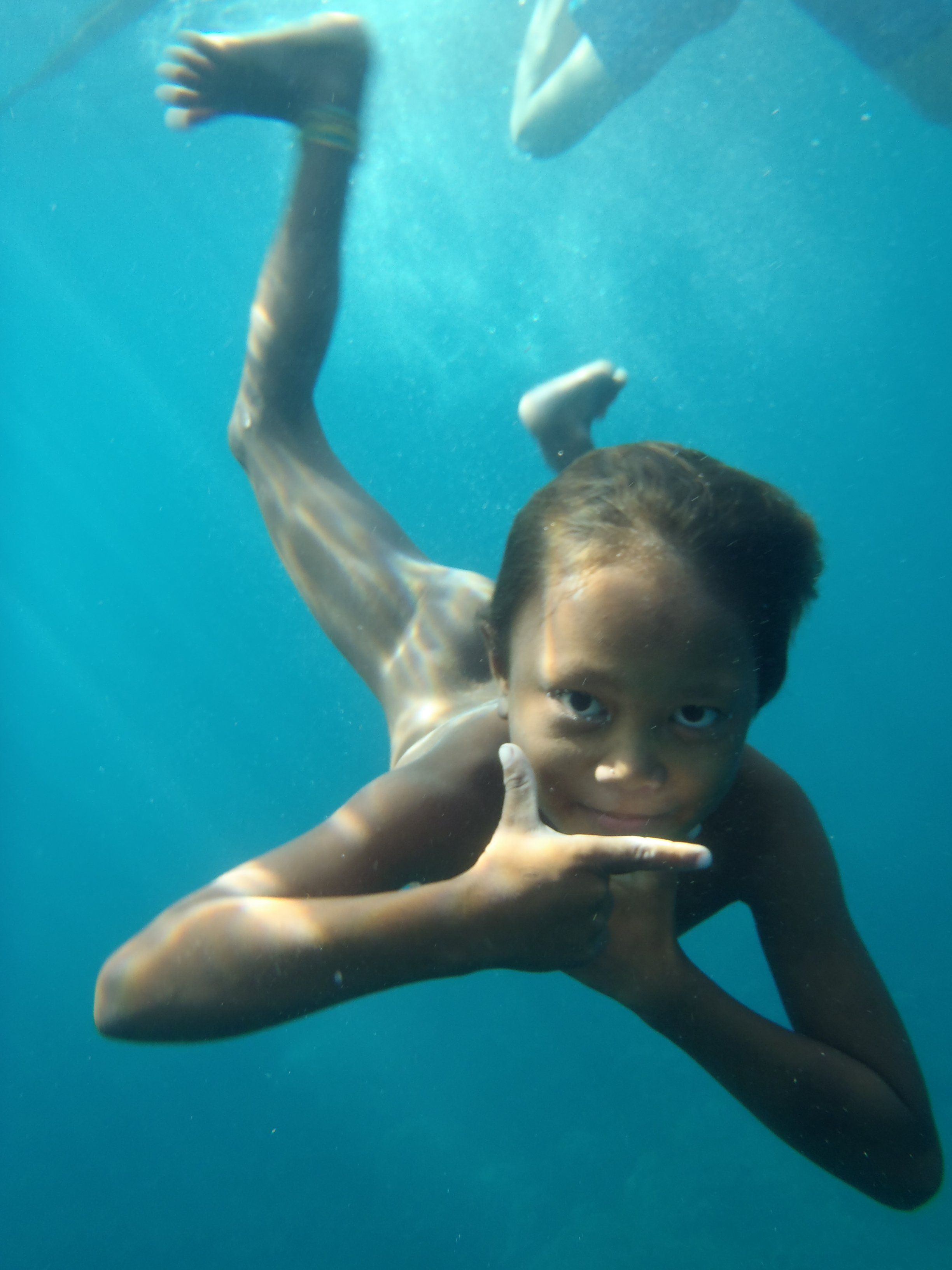 Underwater twink nude