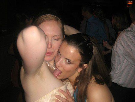 Women armpit licking